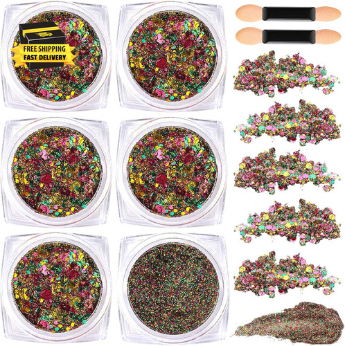 Body glitter viso oro viola - body,