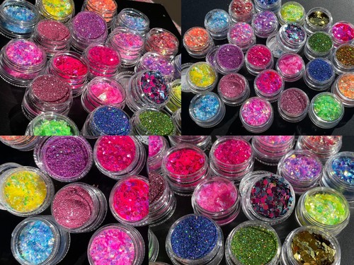 Confezione glitter fiocchi - confezione,