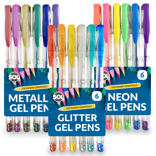 Confezione penne gel set - penne,