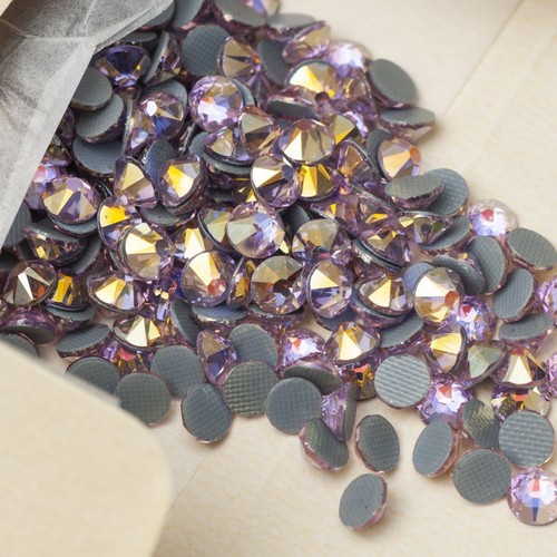 Strass retro piatto rosa - strass,