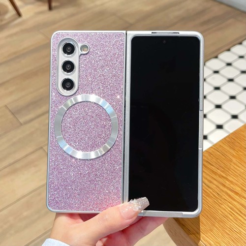 Custodia magnetica glitter per