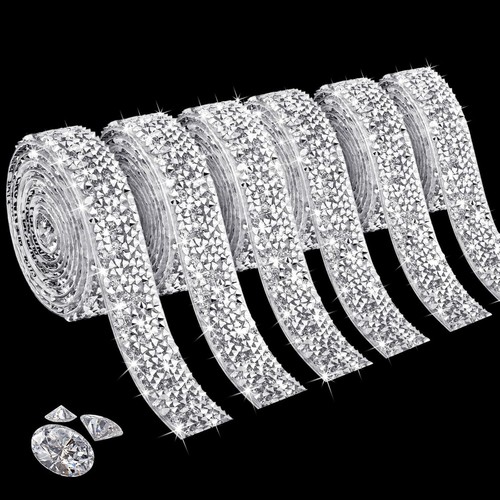 Rotoli nastro strass - 6,