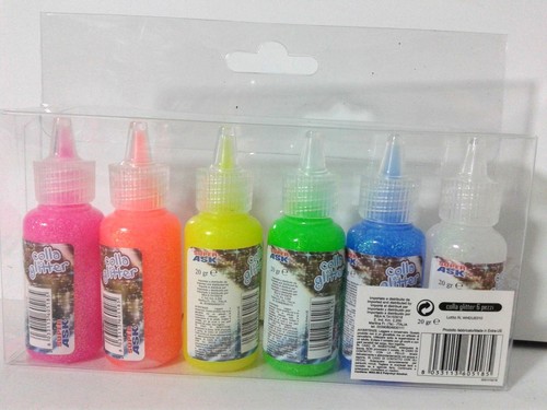 Colla glitter set pezzi 20 - colla,