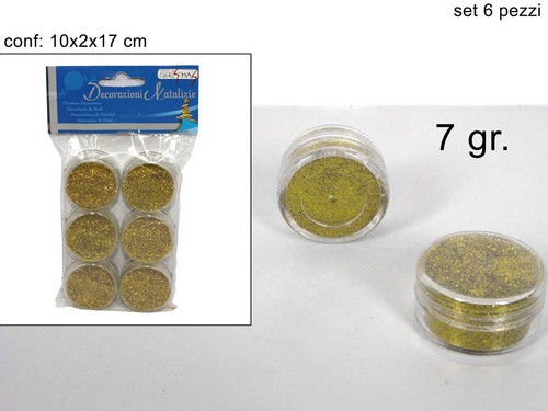 Glitter barattolini 7gr - barattolini, da