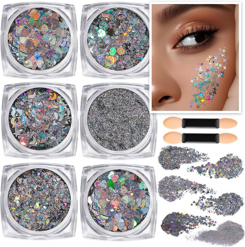 Glitter viso sliver body - glitter,