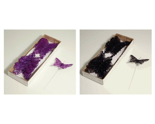 Confezione farfalle glitter - farfalle,