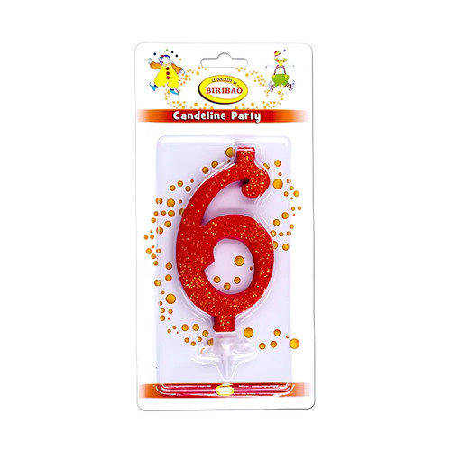Candelina numero rossa - candelina,