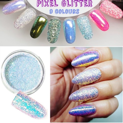 Effetto pixel kopciuszek nail - pixel,