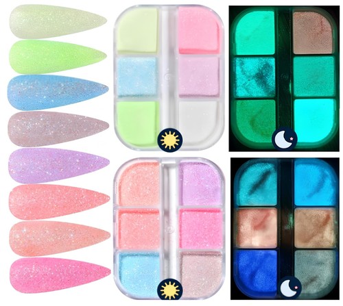 6pz glow dark nail art - in,