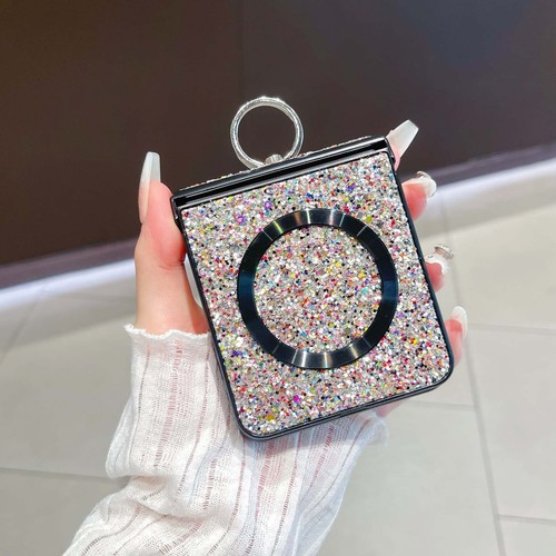 Custodia magnetica glitter per