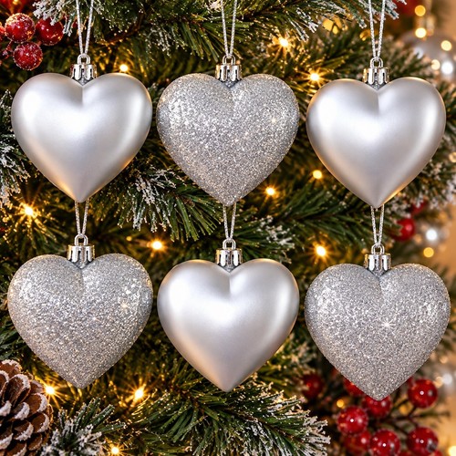 Palline natale cuore - di,