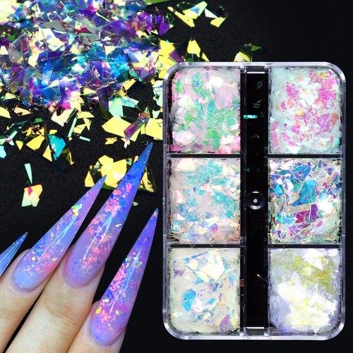 6griglie paillettes nail - paillettes,
