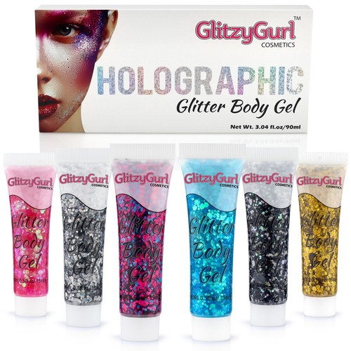 Chunky glitter gel - glitter, e